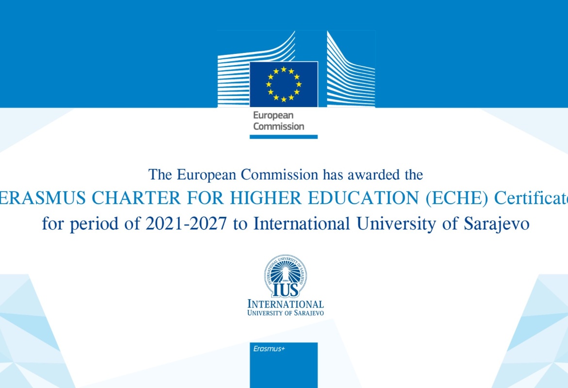 IUS Awarded the Erasmus Charter for Higher Education (ECHE) Certificate for the period 2021-2027
